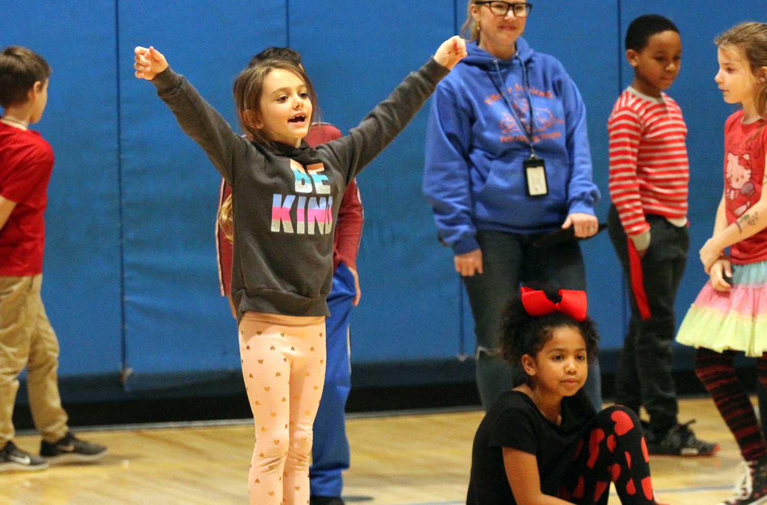 Marsh School dance and jump rope contest